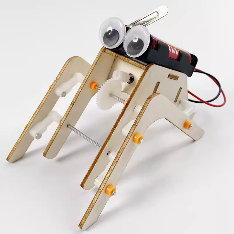 追鹿物理类蜘蛛机器人实验小制作