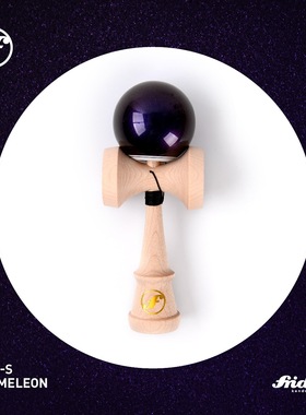 FRIDAY 变色龙系列 紫色 新狮子剑1.1 枫木 黏性漆 剑玉  kendama