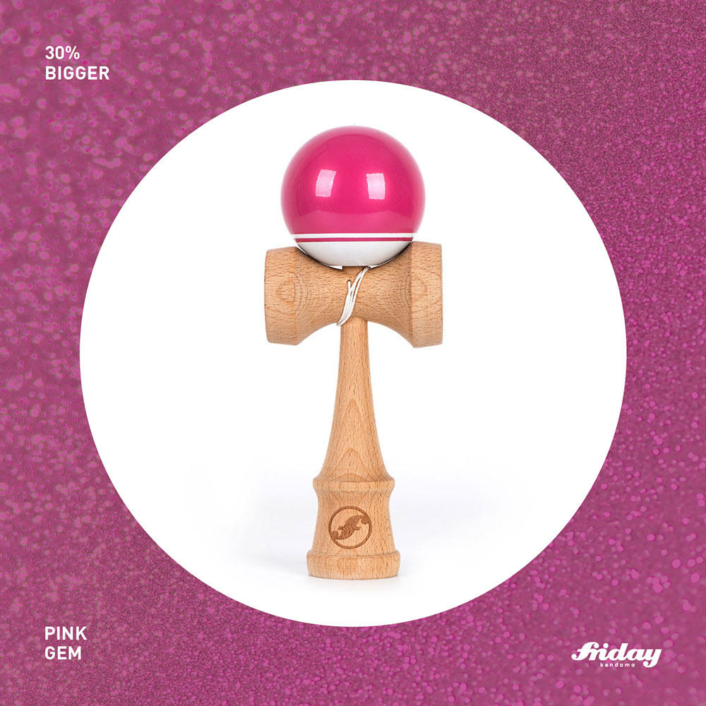 FRIDAY 珍宝系列 加大号 宝石粉 炫彩漆 剑玉 剑球 kendama