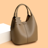 包包女2026新款 休闲通勤手提包时尚 百搭单肩斜挎包小众质感水桶包