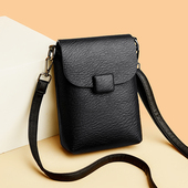 手机包迷你小包包女夏2025新款 质感单肩零钱包 真皮斜挎包百搭竖款