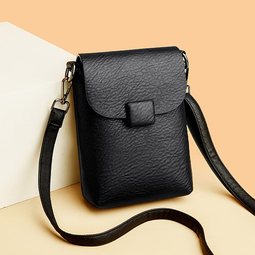 手机包迷你小包包女夏2025新款真皮斜挎包百搭竖款质感单肩零钱包