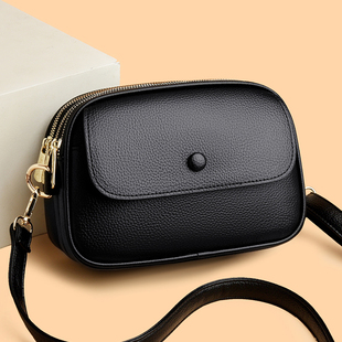 牛皮单肩真皮小包包女2025新款女士软皮轻便手机包女斜挎小包秋冬