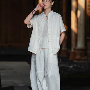 白色新式漂亮夏季太极服女新款太极表演服女短袖打太极拳的衣服女