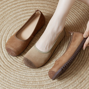 新款太极拳太极鞋十方鞋女真皮牛筋底太极鞋禅修修行拜佛穿的鞋子