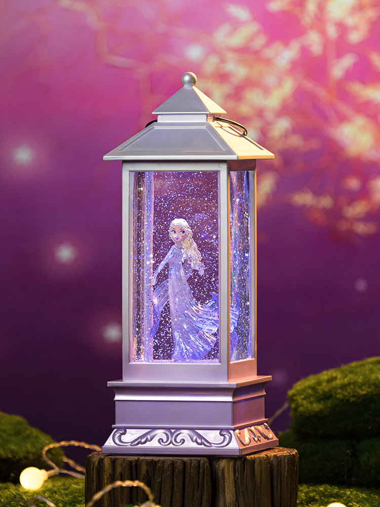 냉동 엘사 공주 회전 엘사 눈송이 뮤직 박스 뮤직 박스 크리스탈 볼 어린이와 소녀 선물