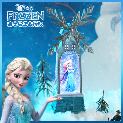 迪士尼正品爱莎公主音乐盒