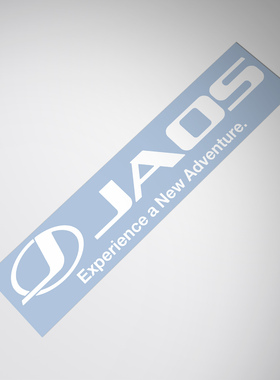 适用于JAOS护杠竞技杠改装前后玻璃车贴纸车贴花JAOS sticker