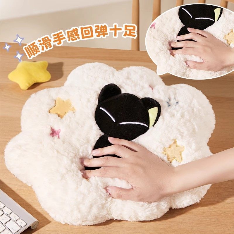 【新品预售】罗小黑战记2正版授权毛绒云朵款毛绒抱枕可爱靠枕