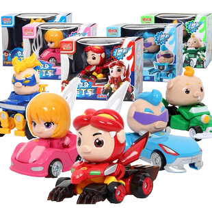 猪猪侠超星萌宠变形机器人套装三变卡丁车菲菲超人强儿童合体玩具