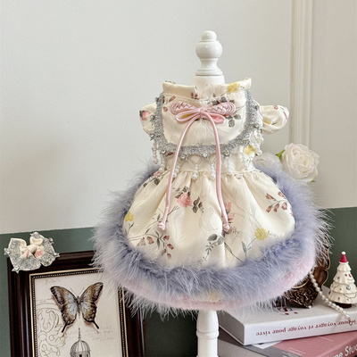 AW宠物服装放掉毛猫咪狗狗公主裙