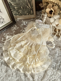 AW手工高定蕾丝亮片改良中式宠物衣服马尔济斯泰迪熊狗狗喵咪长毛