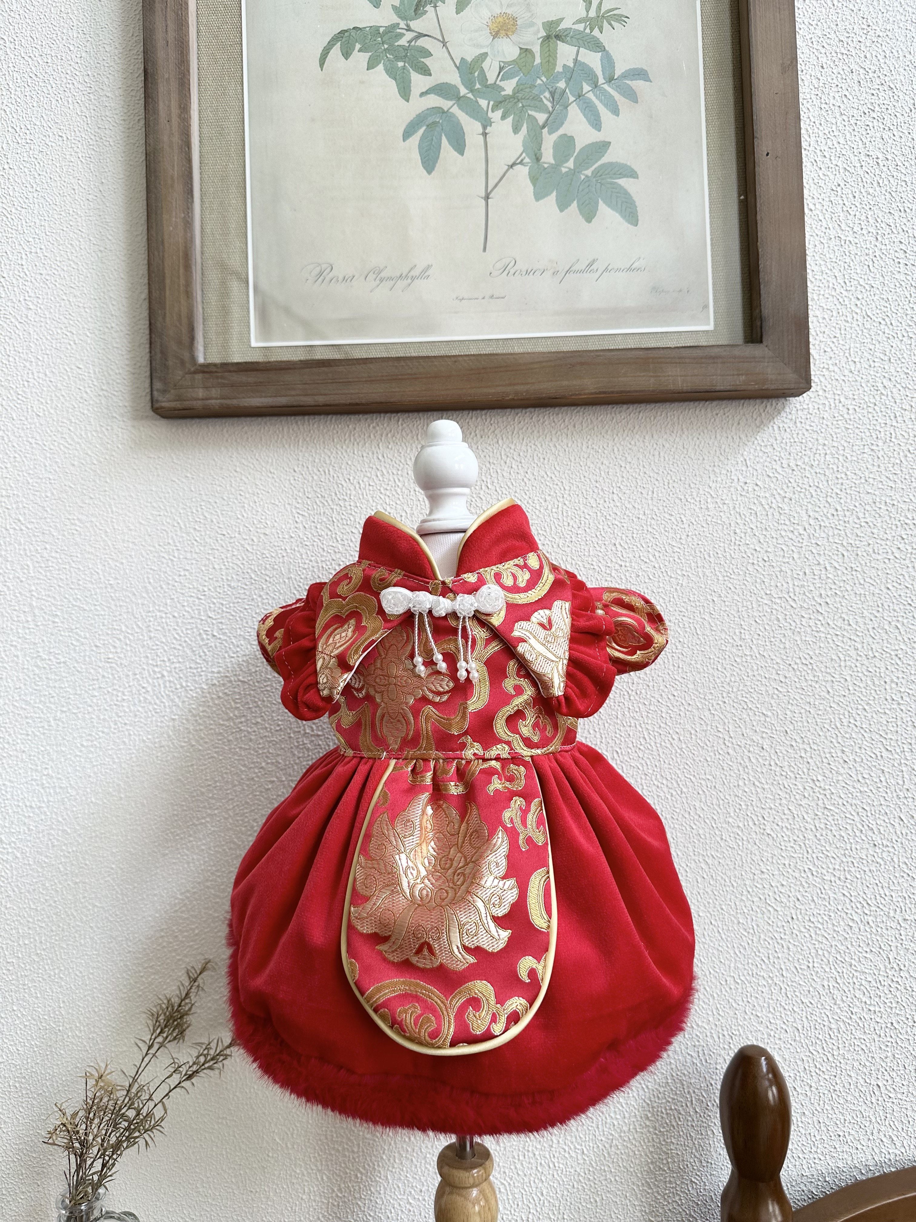 AW盘扣流苏新中式小狗衣服新年喜庆冬季泰迪比熊博美猫咪宠物过年,宠物/宠物食品及用品,猫宠物服装/雨衣（新）,淘宝优惠券,粉丝福利购,淘宝优惠卷