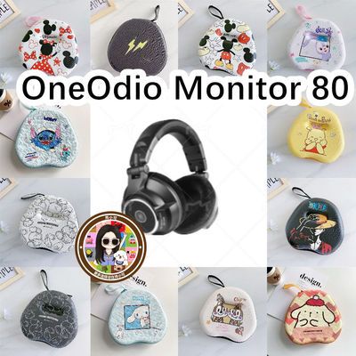 适用于OneOdio Monitor 80头戴式耳机包卡通EVA保护盒充电头收纳