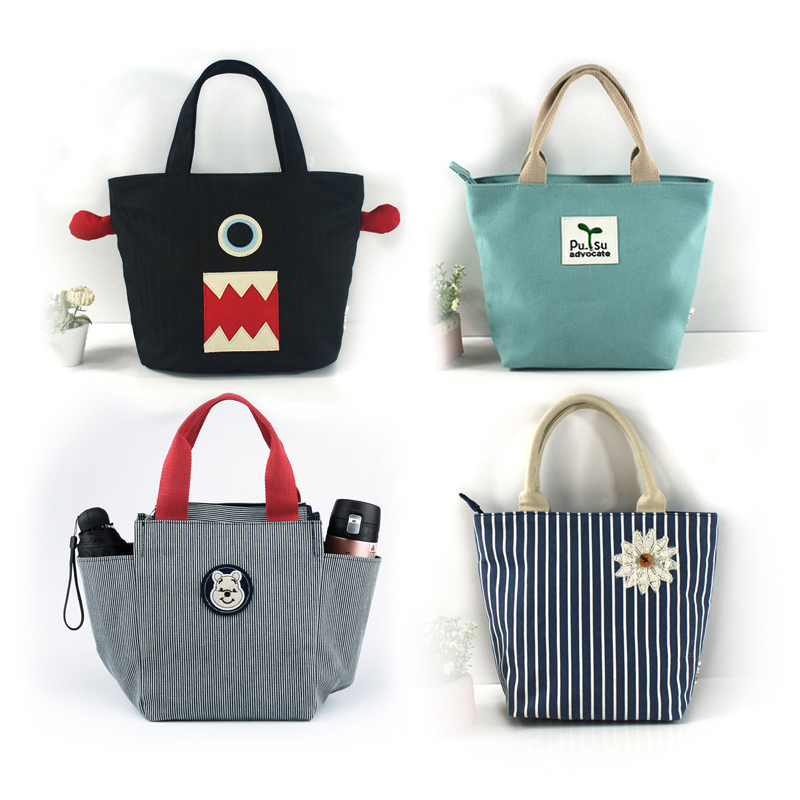 簡約飯盒袋便當包外出時尚袋子手提帆布手拎媽咪上班族帶飯小保溫在類目 收納整理, 家庭收納用具, 收納袋, 飯盒袋中 - 來自Buy2taobao.com提供專業的淘寶代購服務