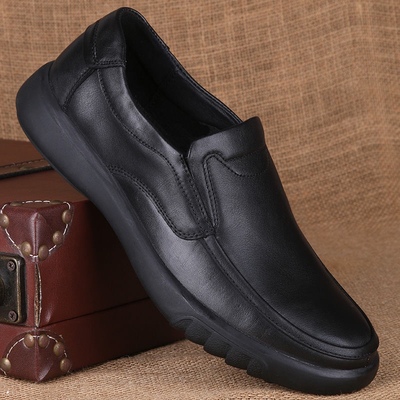 Christopher nemeth男士休闲皮鞋男款秋季真皮软底透气男鞋