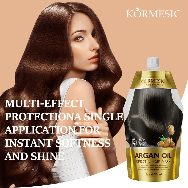 新款推荐kormesic角蛋白多重发膜hair mask坚果油呵护