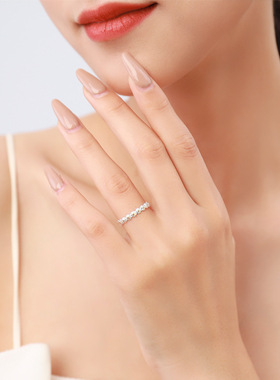 法国chrry koops925银小雏菊花朵戒指甜美清新百搭风高级感太阳花