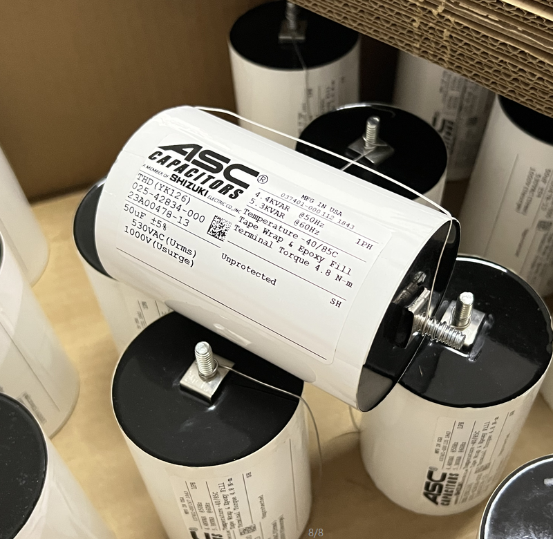 美国ASC/CAPACIT0RS THD (YK126) 50uF 530VAC工业级交流滤波电容