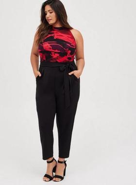 特价清仓TORRID高个女士200斤300斤欧美特大码连体裤