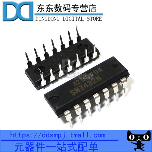 直插 SN7432N 栅极和逆变器 芯片 DIP-14 IC