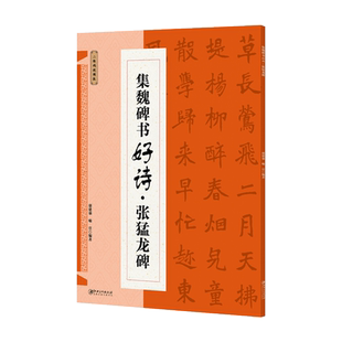 集魏碑书好诗·张猛龙碑 集字古诗歌米字格魏楷楷书毛笔软笔书法练字帖 初学者入门基础赏析临摹创作 江西美术出版社