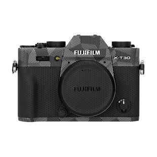 JJC 适用富士XT30III机身贴膜贴纸FUJIFILM X-T30 XT30三代/二代/一代 XT30 II机身贴纸碳纤维保护膜相机配件