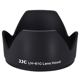 JJC 适用奥林巴斯14-42mm f/3.5-5.6 14-150mm f/4-5.6 II 镜头遮光罩 奥林巴斯配件 替代LH-61C 58mm口径