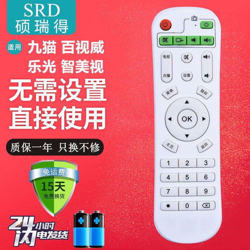 适用于 全新SAST先科A1网络电视机顶盒子遥控器 按键一样直接使用