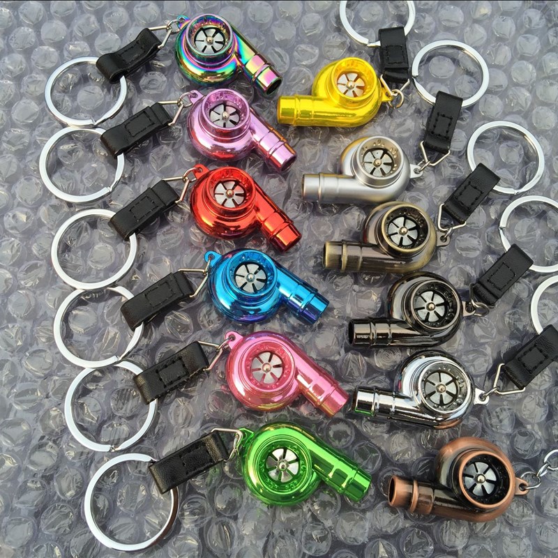 创意礼品汽车改装钥匙扣 车用钥匙扣 个性改装涡轮口哨钥匙扣
