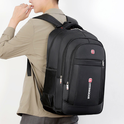 男士双肩包商务休闲包百搭大容量运动户外旅行包学生书包