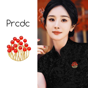 小眾獨特精致設計感胸針高檔女奢華氣質別針2025新款 胸花配飾 爆款