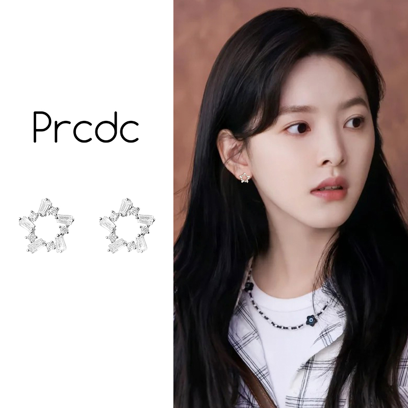 小巧精致星星蚊香盘耳夹