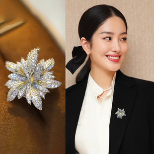 胸针高档女奢华气质高级感轻奢冬新款 配大衣别针配饰 高端精致时尚