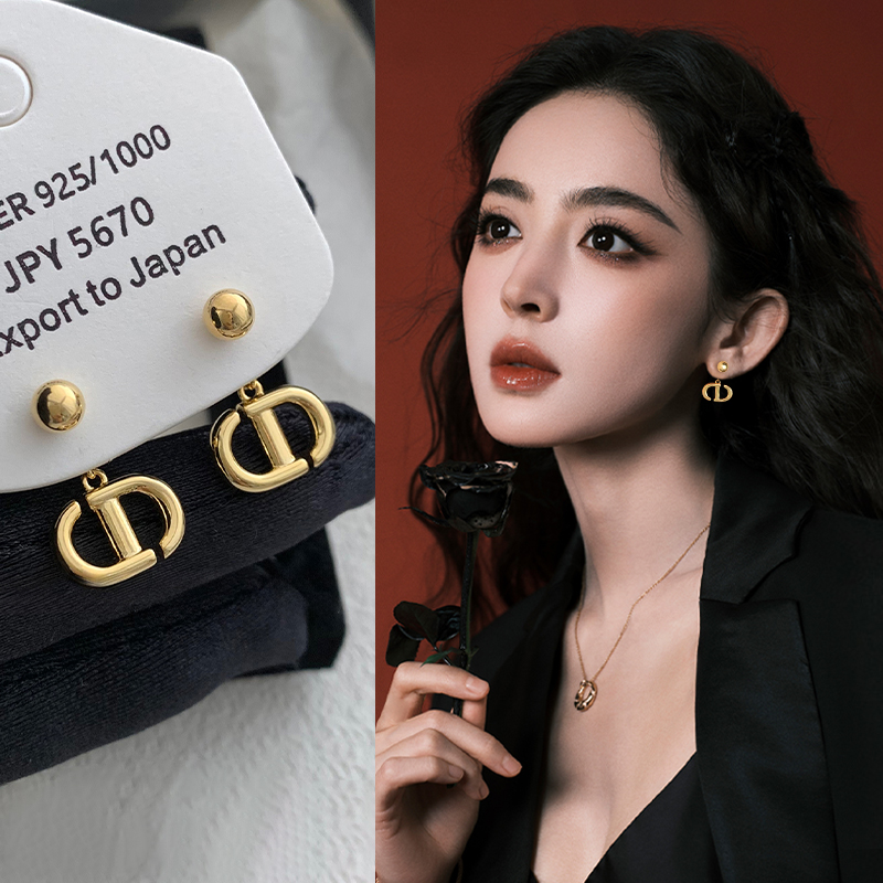 金色耳环女2025新款爆款