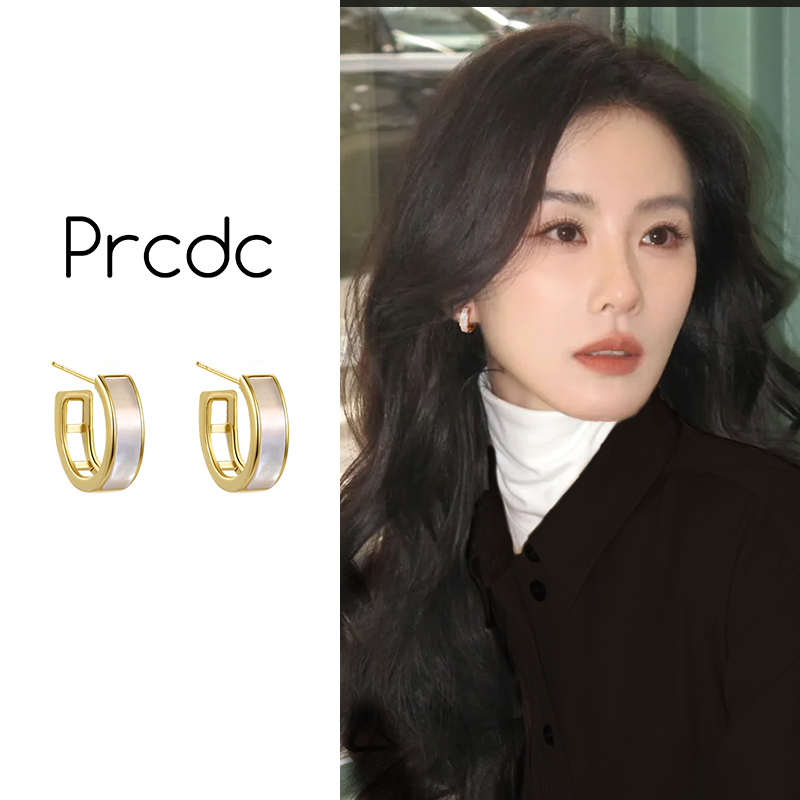 简约百搭气质耳环女新款