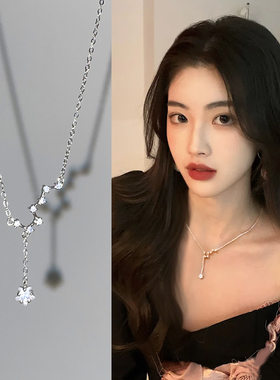 银色北斗星项链女2025新款爆款小众高级感轻奢锁骨链百搭气质配饰