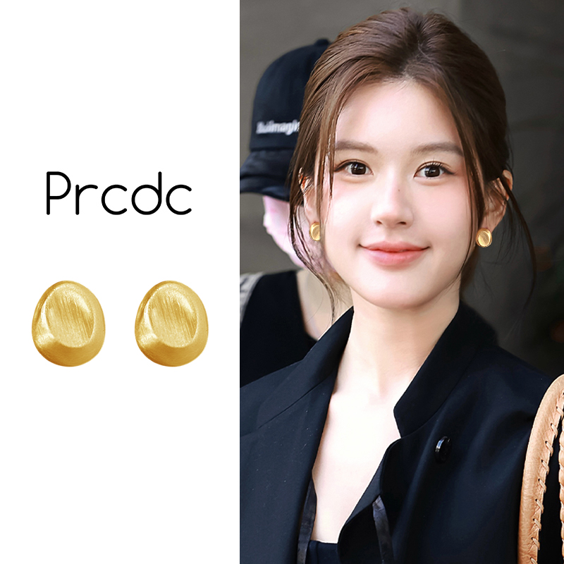 金色蚊香盘耳夹无耳洞女