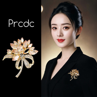 奢华女气质配饰 轻奢高级感高端精致时尚 花束胸针胸花2025新款 爆款