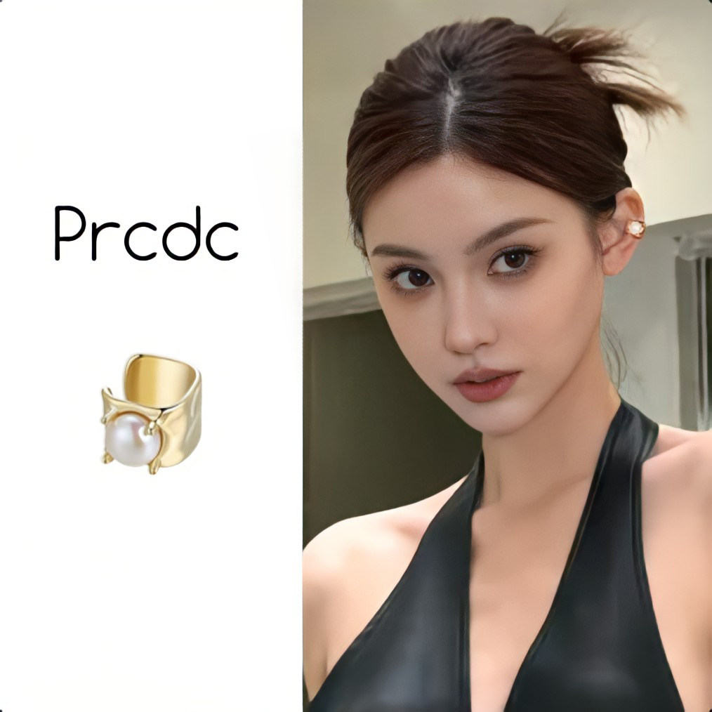 天然淡水珍珠耳骨夹无耳洞耳环图片