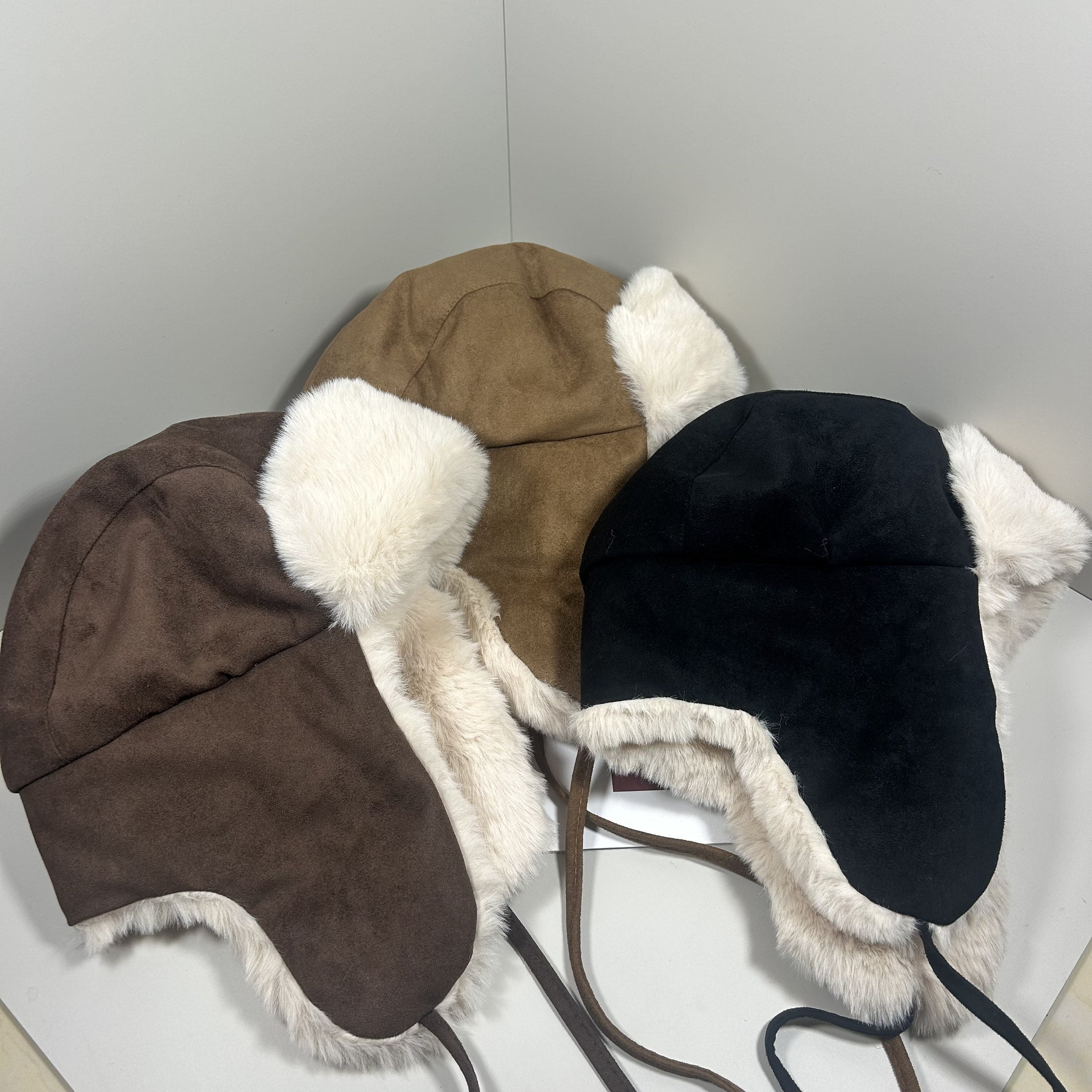 韩版毛绒雷锋帽男女冬季加厚保暖