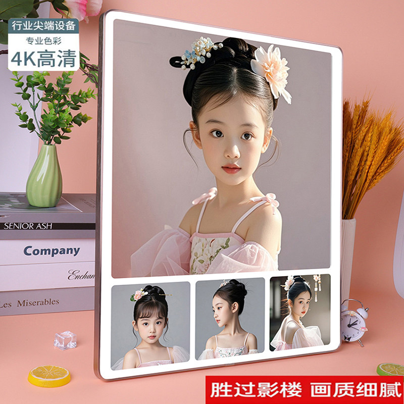 25X25cm|热销正方形摆台高级相框定制摆台婚纱照儿童全家福照