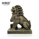 鱼缸造景禅境古佛像系列水族箱树脂装 饰假山石像狮子意境摆件