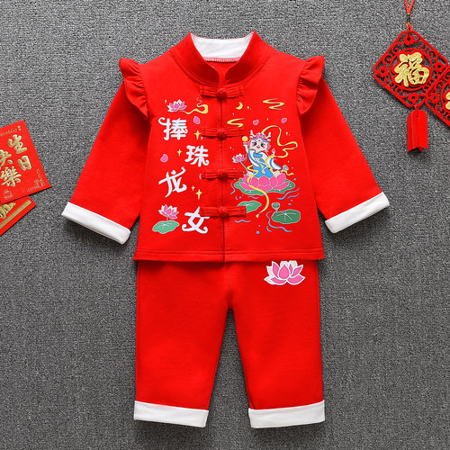 女童礼服周岁宴婴儿生日套装