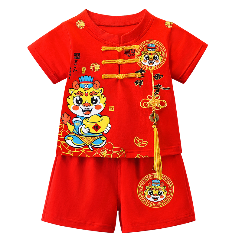 服男宝宝衣服抓周生日汉服