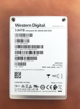 HGST/WD 日立/西数新款 SS530 3.84TB 800G SAS 12Gb SSD固态硬盘