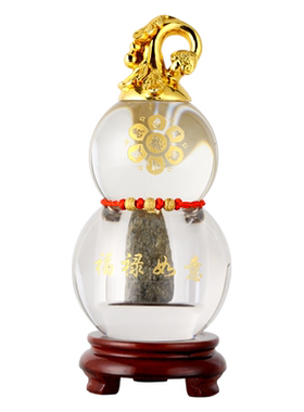 金属合成内置葫芦摆件