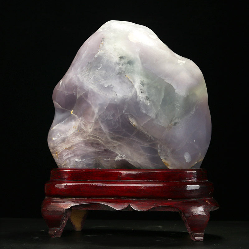 天然英石摆件观赏玉石原石玄关摆件办公室奇石收藏