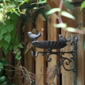 乡村铸铁红伞鹅铃铛手摇铃门铃风铃田园别墅庭院装 饰复古花园杂货