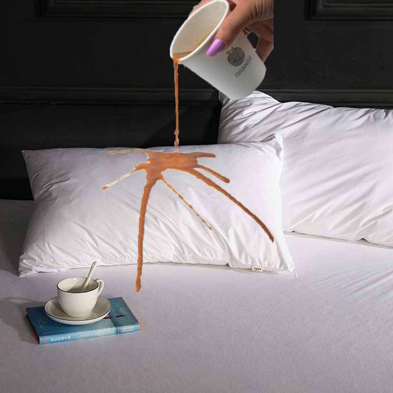 天丝防水枕套防头油口水枕芯套